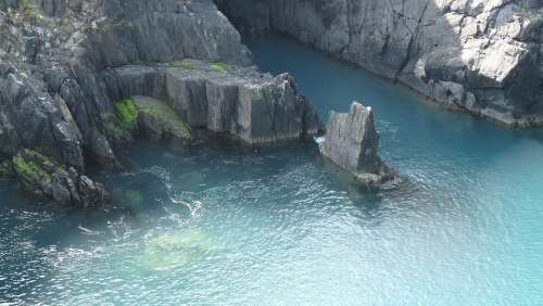Ireland Lagoon Cliffs Water Kerry Ring