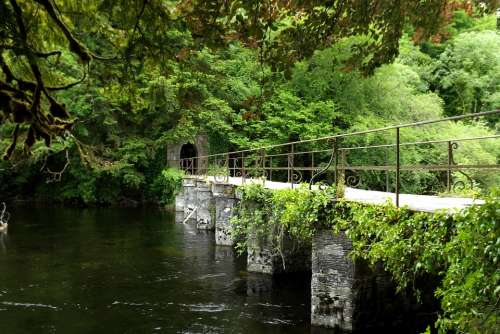 Ireland County Galway Cong River Bridge