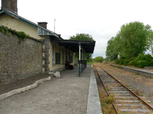 Ireland Ballyglunin Railway Station County Galway