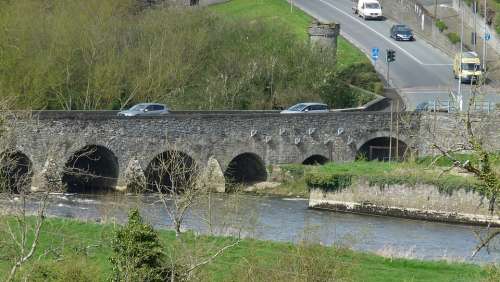 Ireland Bridge Water Landmark Travel Landscape