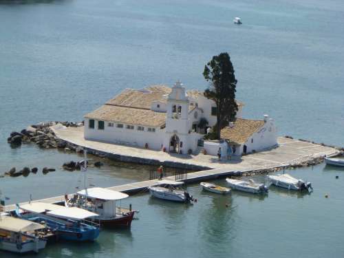 Island Corfu Boats Boat