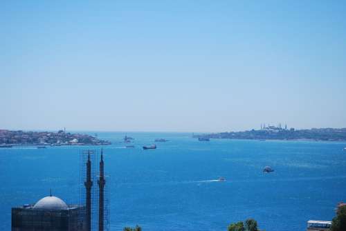 Istanbul Turkey Bosphorus Marmara Sea
