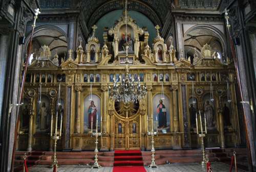 Istanbul Turkey Church Orthodox Bulgarian Church