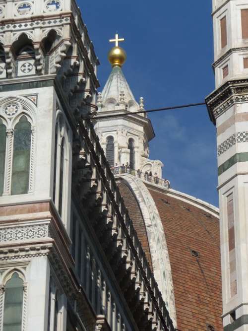 Italy Church Cross Church Dome Dome Architecture