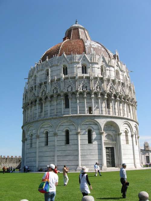 Italy Pisa Place Of Miracles Cathedral Church
