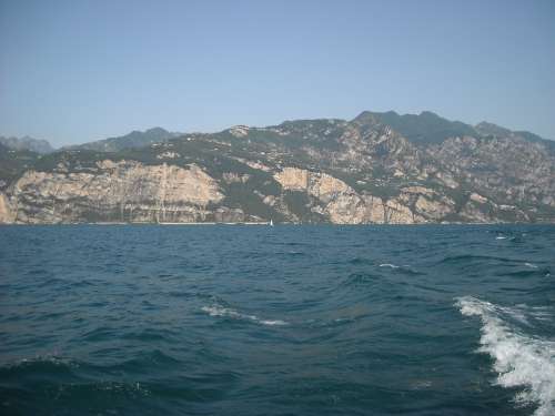 Italy Garda Coast Cliff Cliffs