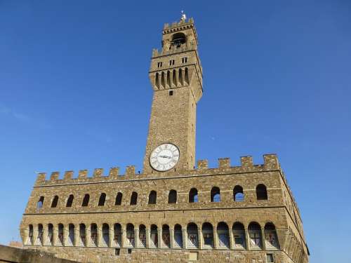Italy Building Architecture Tower Clock Tower