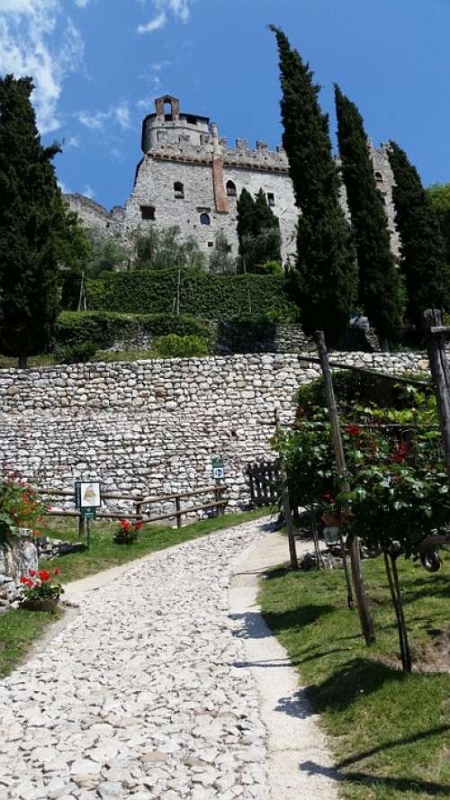 Italy Castle Fortress Architecture Garda