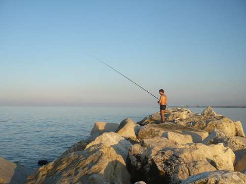 Italy San Benedetto Del Tronto Fisherman