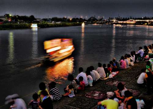 Japan Festival Nagasaki Tradition Water Summer