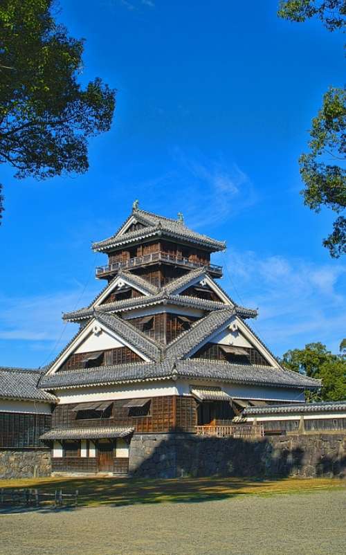 Japan Kumamoto Castle Uto Tower