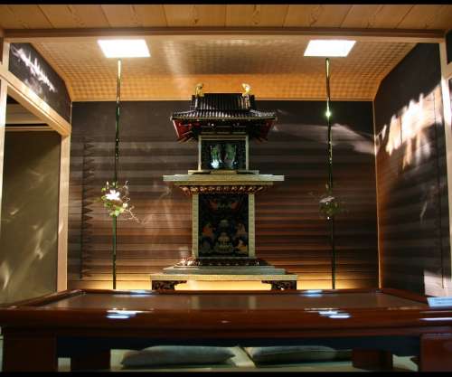 Japan Building Ceremonial Room Wood Mahogany