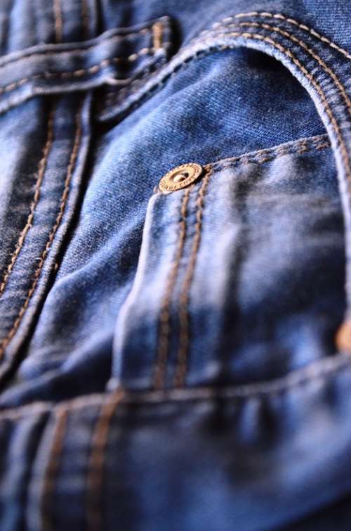 Jeans Blue Pocket Fashion Clothing Casual Denim