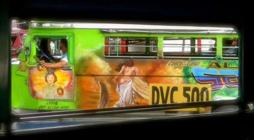 Jeepney Art Transportation Street Art Graffiti Car
