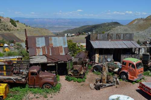 Jerome Arizona Town Old Copper Desert Ghost