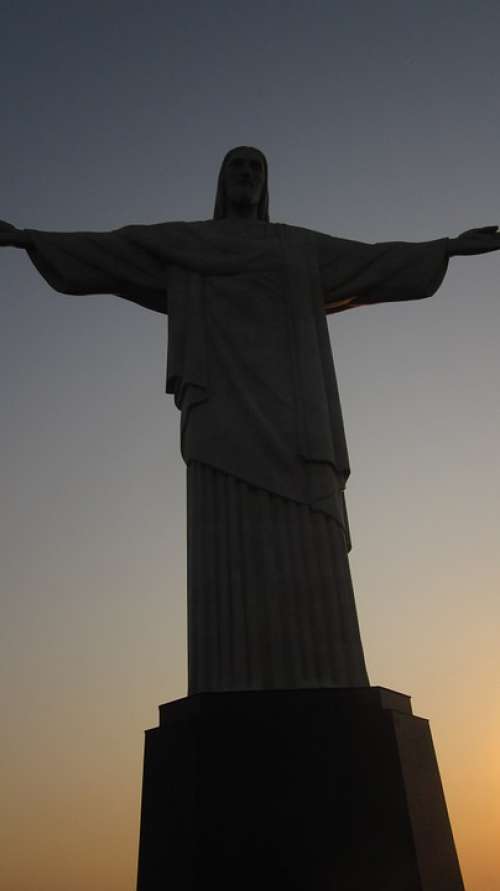 Jesus Christ Redeemer Rio De Janeiro Statue