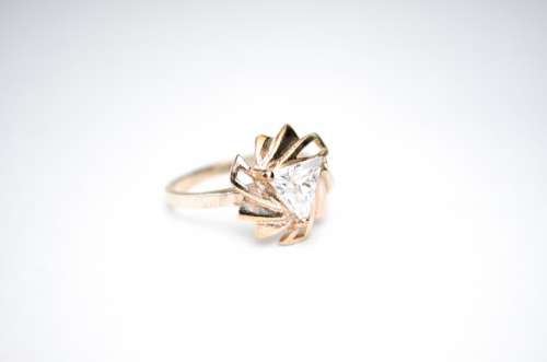 Jewelry Ring Women'S Ring Gold Solver Engagement