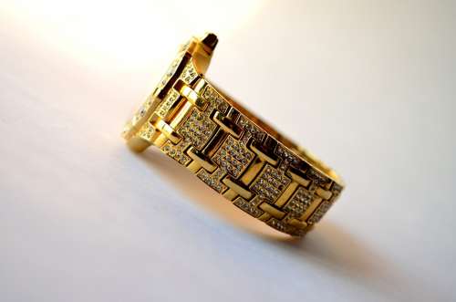 Jewelry Watch Luxury Time Clock Gold Fashion
