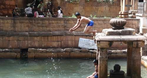 Jump Dive Water Swimming Fun India Mahakoot