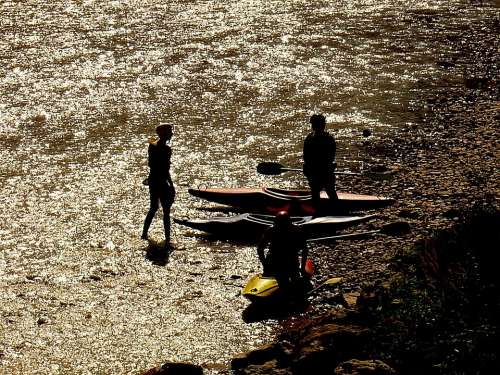 Kayak Driver Backlighting Freedom Reflection