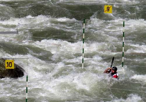 Kayak Canoeing Water Sports Water Action Target