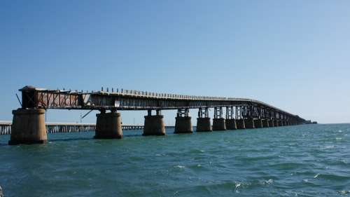 Key West Florida Water Key West Usa Bridge