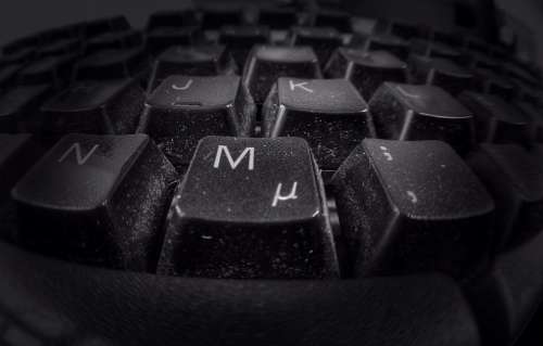 Keyboard Keys Black Button White Computer Keyboard