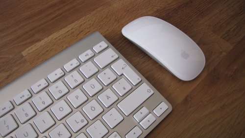 Keyboard Mouse Mac Computer Cordless Office Apple