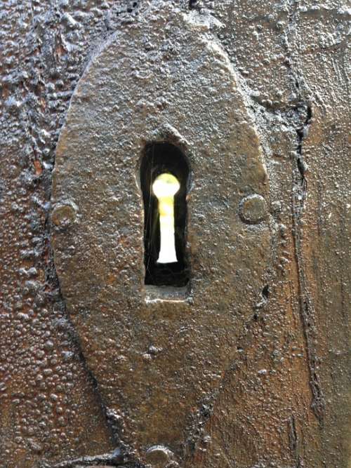 Keyhole Old Lock Door