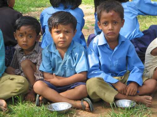 Kids Rajasthan Children Indian Meal Baran Infants