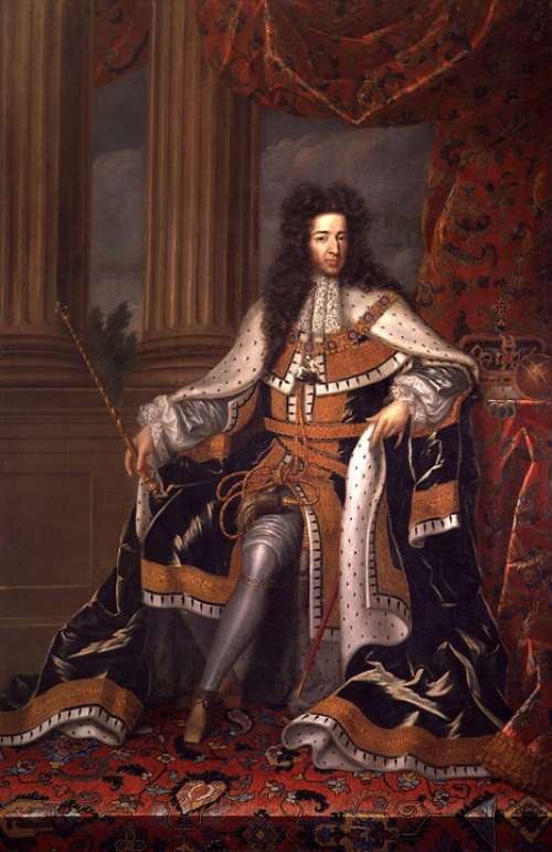 King William Iii Unknown Artist Man Male Throne