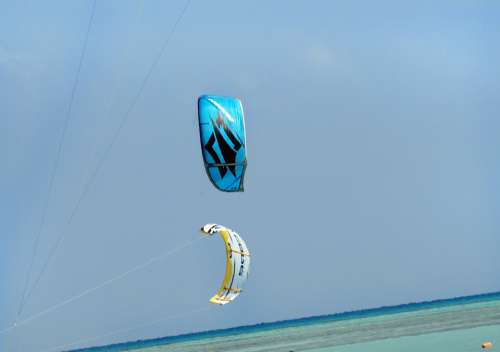 Kite Surf Kitesurfing Sport Sea Summer