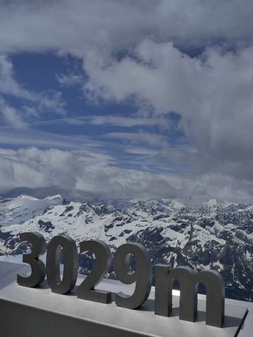 Kitzsteinhorn Mountains Sky Clouds Pay Digits