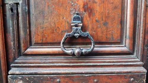 Knocker Wooden Door Old Door