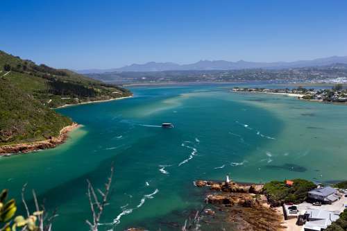 Knysna Lagoon South Africa Blue Green Water