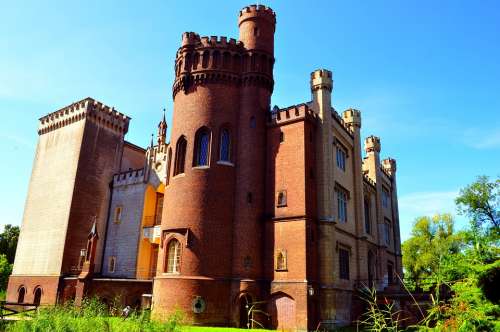 Kórnik Castle Castle Tower The Stones Building Old