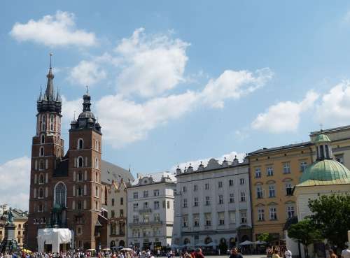 Krakow Poland City Market Space Marketplace