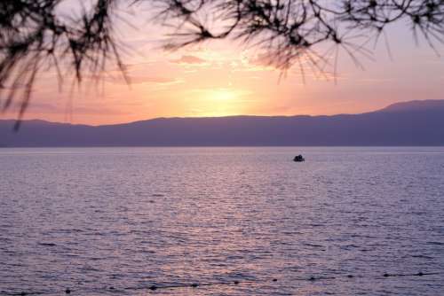 Krk Sunset Croatia Well Being Sea Water Nature