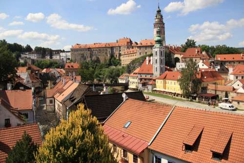 Krumlov City Historical Czech Sights Unesco