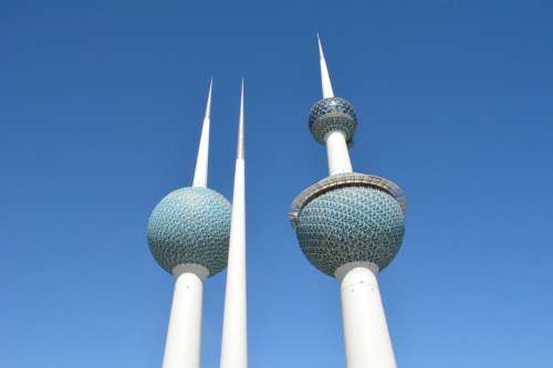 Kuwait Towers Landmarks Kuwait Blue Tower