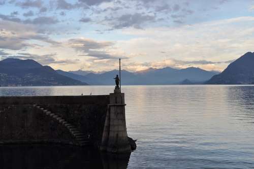 Lago Maggiore Lake Stresa Landscape Meditation