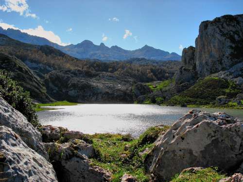 Lake Landscape Water Nature Spain