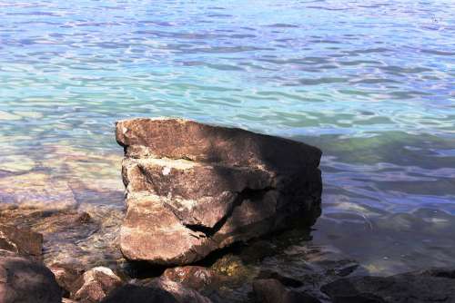 Lake Bank Stone Large Farbenspiel Sunlight Arbon