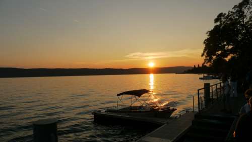 Lake Constance Lake Sunset