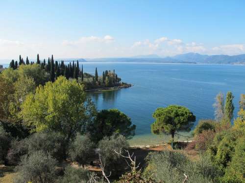 Lake Garda On The Lake Lake Italy
