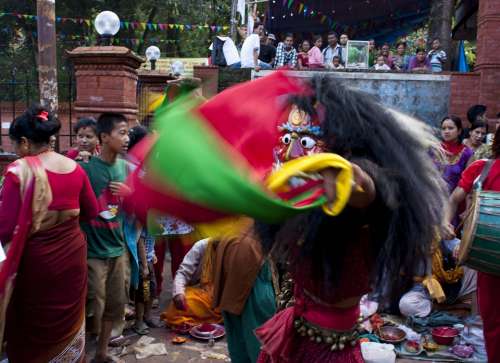 Lakhe Newar Festival Nepal Religion Ritual Nepal