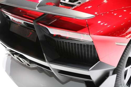 Lamborghini Red Car Auto Vehicle Automobile