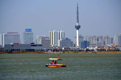 Landscape Scenery Yunlong Lake Xuzhou China City