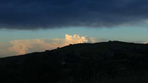 Landscape Clouds Hill