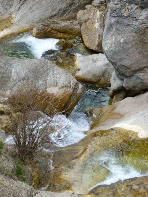Landscape Nature Water Cascades Waterfall Spring
